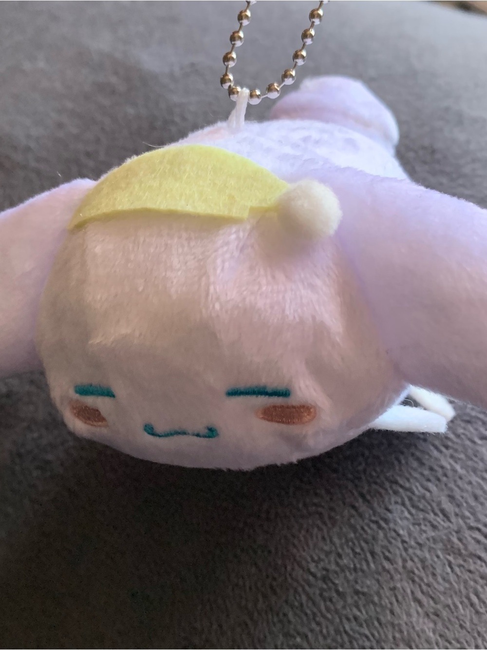 Sanrio Sleepy Cinnamoroll Plush Keychain